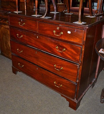 Lot 1123 - A 19th century four height chest of drawers