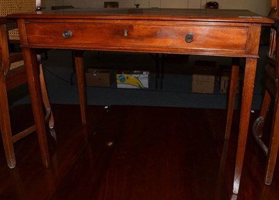 Lot 1126 - A 19th century mahogany writing table