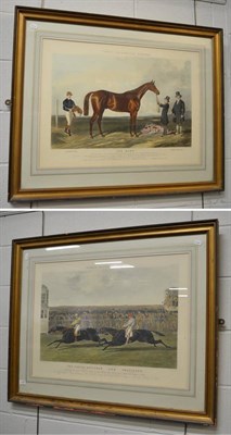 Lot 1147 - Two prints framed, 'Fore's Celebrated Winners' plate 1 and plate 2