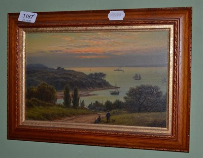 Lot 1187 - W H Mason, Wooton Creek, Isle of Wight, oil on panel