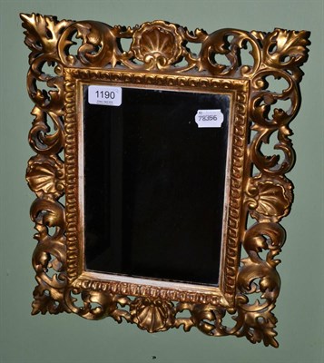 Lot 1190 - A print and a reproduction mirror