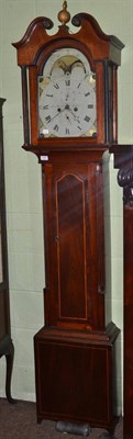 Lot 1230 - A mahogany eight day longcase clock, dial bearing an inscription Alexr Duncan, Elgin