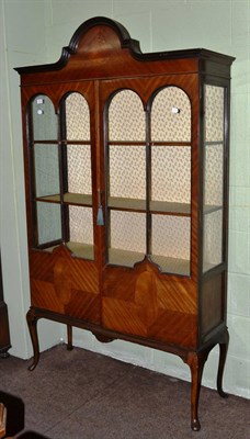 Lot 1231 - A 19th century mahogany glazed display cabinet