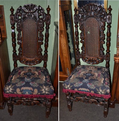 Lot 1237 - A pair of bergere chairs