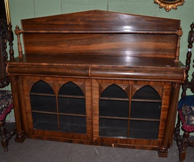 Lot 1238 - A William IV rosewood chiffonier