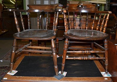 Lot 1279 - Two smokers chairs