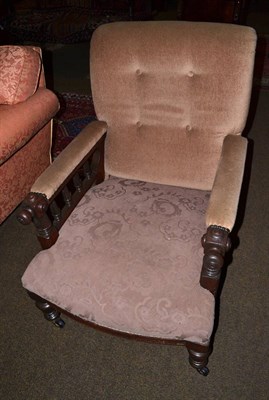 Lot 1306 - A chair and a hall table