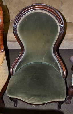 Lot 1326 - Victorian nursing chair