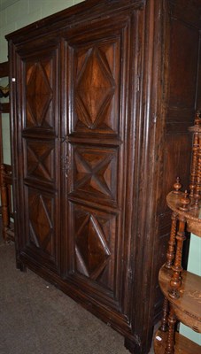 Lot 1374 - Armoire with moulded doors