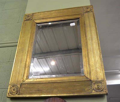 Lot 1385 - A period style gilt composition mirror