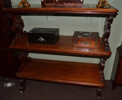 Lot 1389 - A Victorian mahogany buffet