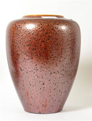 Lot 11 - A Pilkington Lancastrian vase dated 1908, with marks to base, 25cm high