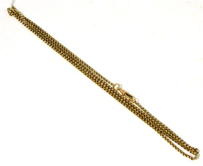 Lot 106 - A long length chain with applied plaque '9C'
