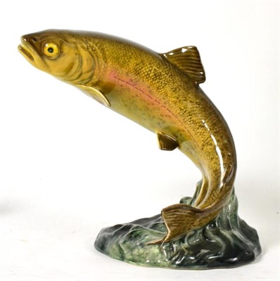 Lot 116 - A Beswick leaping trout