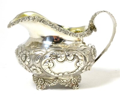 Lot 122 - A silver cream jug, London 1824