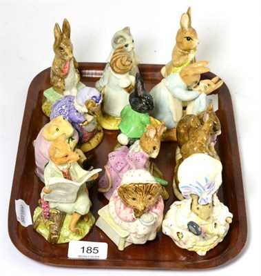Lot 185 - A group of twelve Royal Albert Beatrix Potter figures