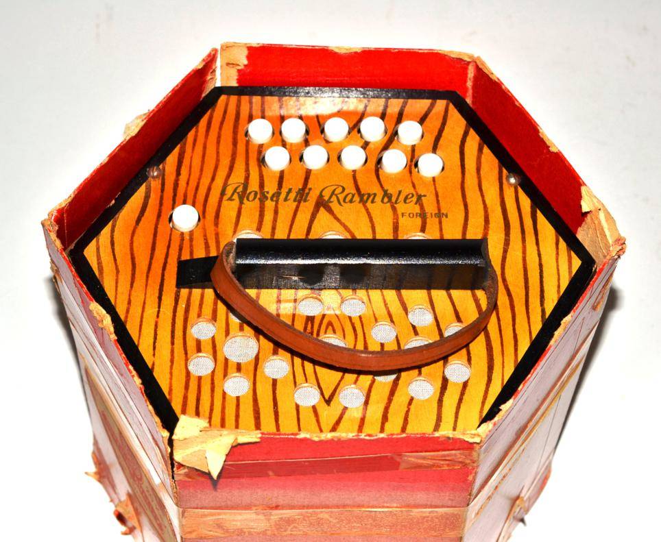 Lot 145 - Rosetti Rambler concertina in box