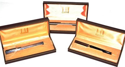 Lot 162 - Three Dunhill pens