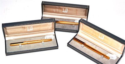 Lot 164 - Three Dunhill pens