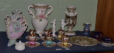 Lot 204 - A quantity of Continental ceramics including Capodimonte