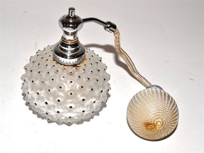 Lot 230 - A Lalique cactus falcon atomiser