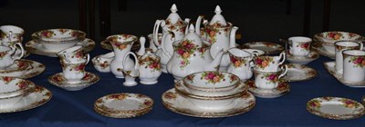 Lot 271 - Royal Albert ";Old Country Roses"; pattern part dinner and tea service