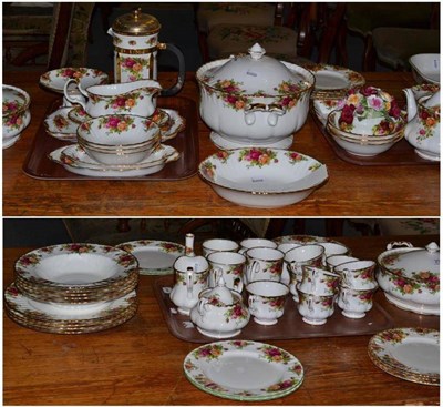 Lot 292 - A comprehensive Royal Albert Old Country Roses dinner/tea/coffee service, including soup...