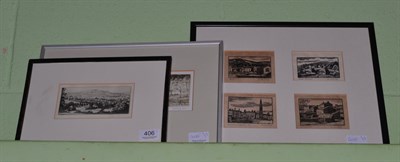 Lot 406 - Marie Hartley, woodcuts of Keld, Reeth Bridge, Richmond Market place and Angram, together with...