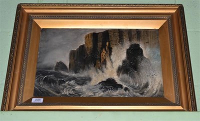 Lot 408 - Attributed to T.R. Walton (19th/20th century), near Loch Fyne, oil on board, gilt framed