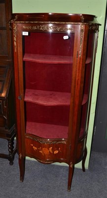 Lot 440 - A 19th century style mahogany vitrine