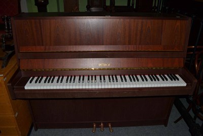 Lot 454 - A Petrof piano