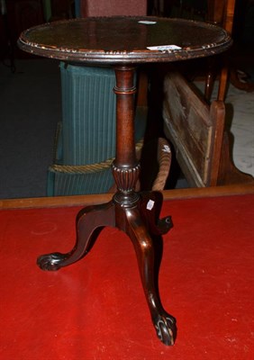 Lot 458 - A mahogany tripod table