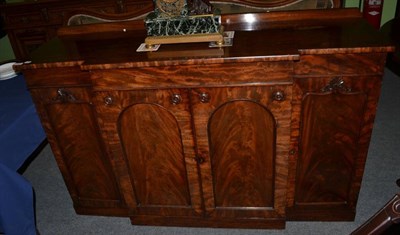 Lot 549 - A 19th century mahogany sideboard