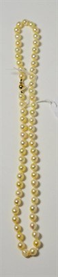 Lot 61 - A cultured pearl necklace