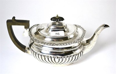 Lot 76 - A silver teapot, Chester 1901