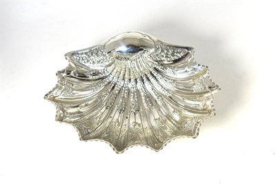 Lot 264 - Silver shell shaped dish, Sheffield 1892