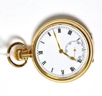 Lot 310 - A plated pocket watch, outer Dennison box