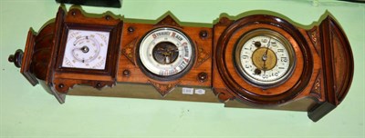 Lot 332 - A compendium wall clock