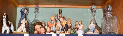 Lot 352 - A group of ceramics including Royal Doulton figure ";Women's Auxiliary Air Force";, Royal...