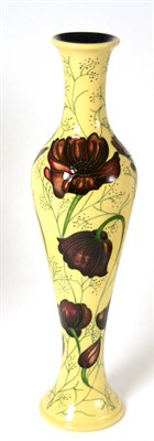 Lot 438 - A modern Moorcroft ";Chocolate Cosmos"; 138/12 vase (boxed)