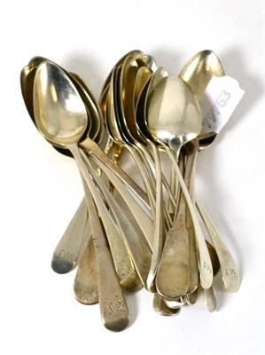 Lot 463 - Various silver teaspoons