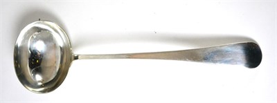 Lot 479 - A silver soup ladle, Sheffield 1910