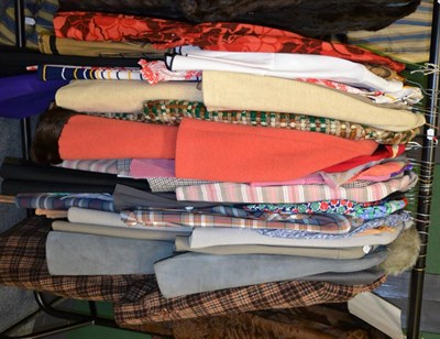 Lot 1040 - Assorted circa 1970's and later costume including fur trimmed coats, suits, separates etc, two...