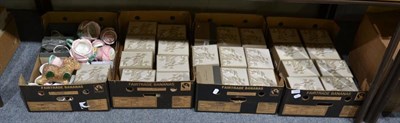 Lot 1075 - Assorted decorative ceramics including a quantity of Wedgwood Queens Ware collection baskets in...