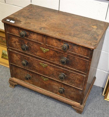 Lot 1106 - A small 18th century chest of drawers