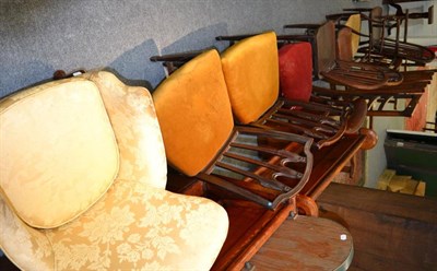 Lot 1134 - Eight 19th century and later chairs