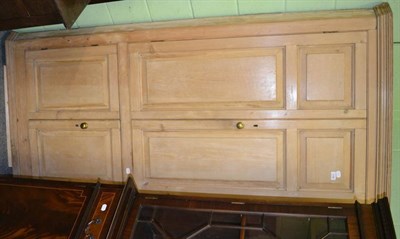 Lot 1188 - A pine standing corner cupboard