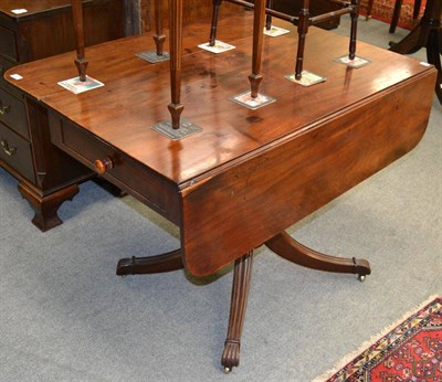 Lot 1207 - A mahogany sofa table