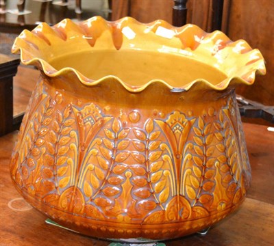 Lot 1217 - Large Linthorpe jardiniere (a.f.)