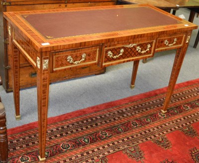 Lot 1225 - A reproduction French writing desk